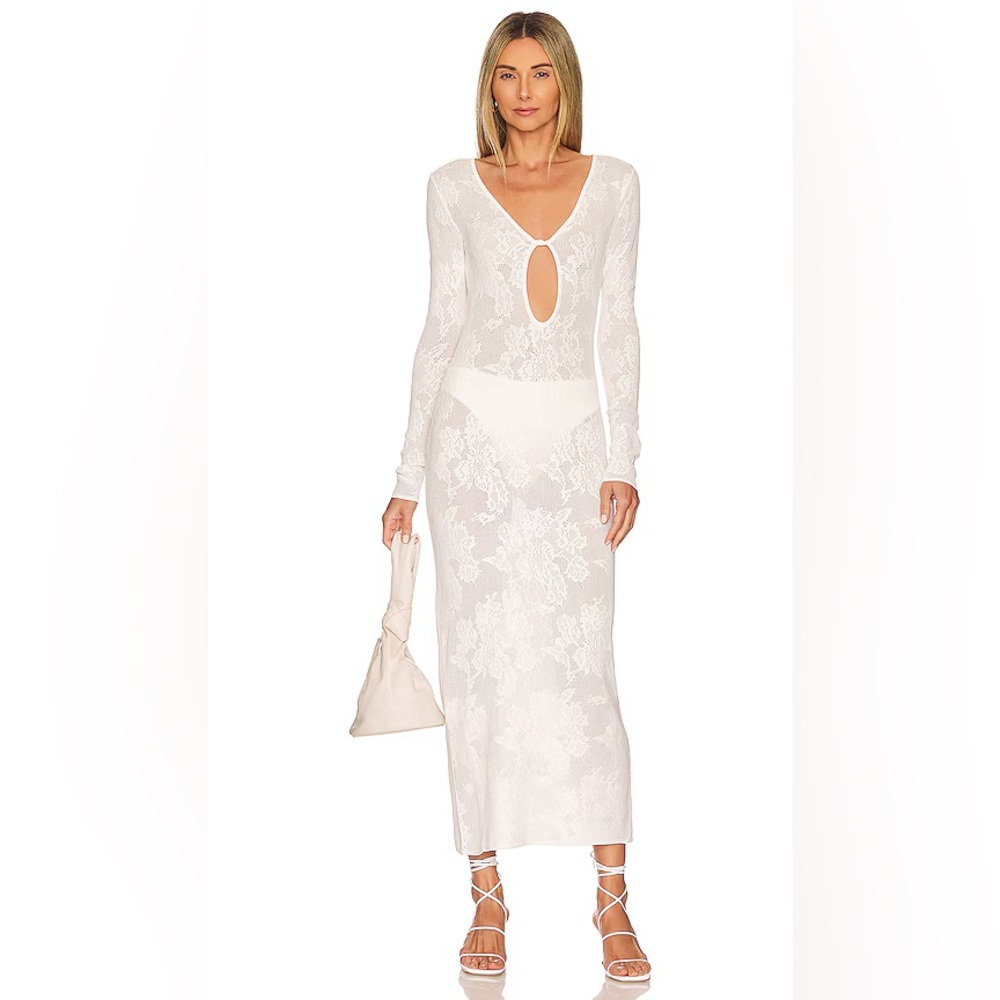 Ronny Kobo Honey Knit Lace Dress